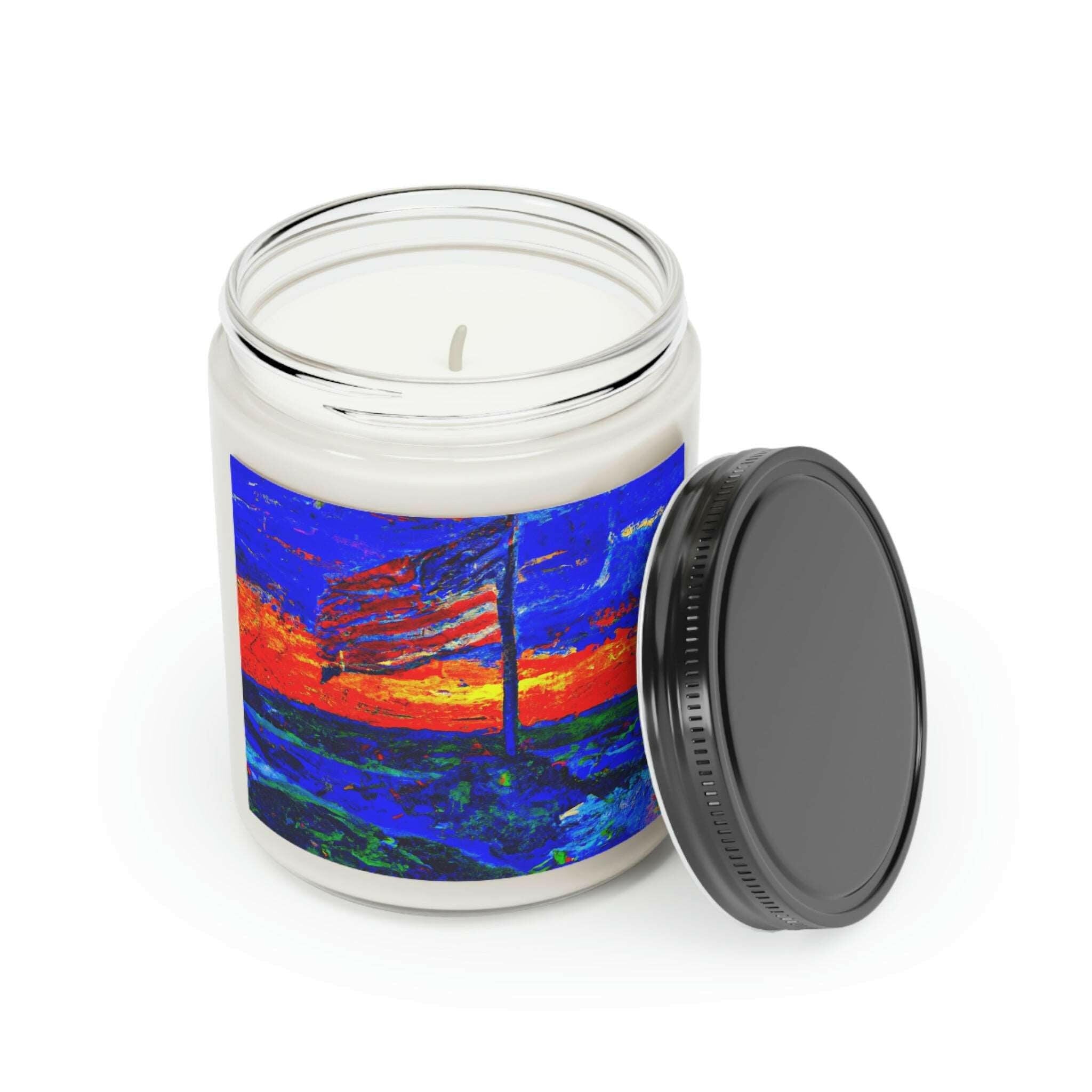Flag at Sunset - Scented Soy Candle - 50 hour