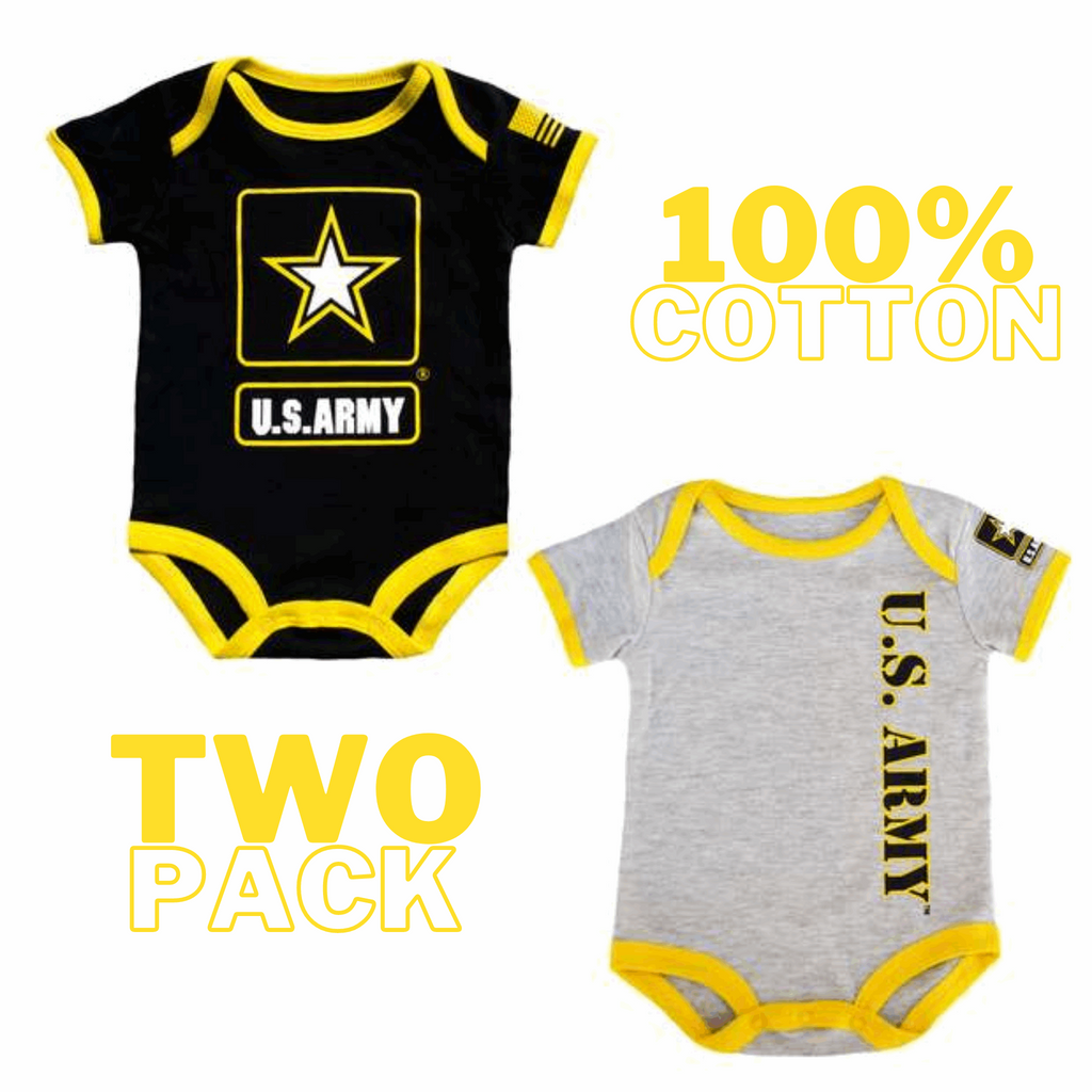 U.S. Army Cotton Onesie Two Pack - Pledge Project