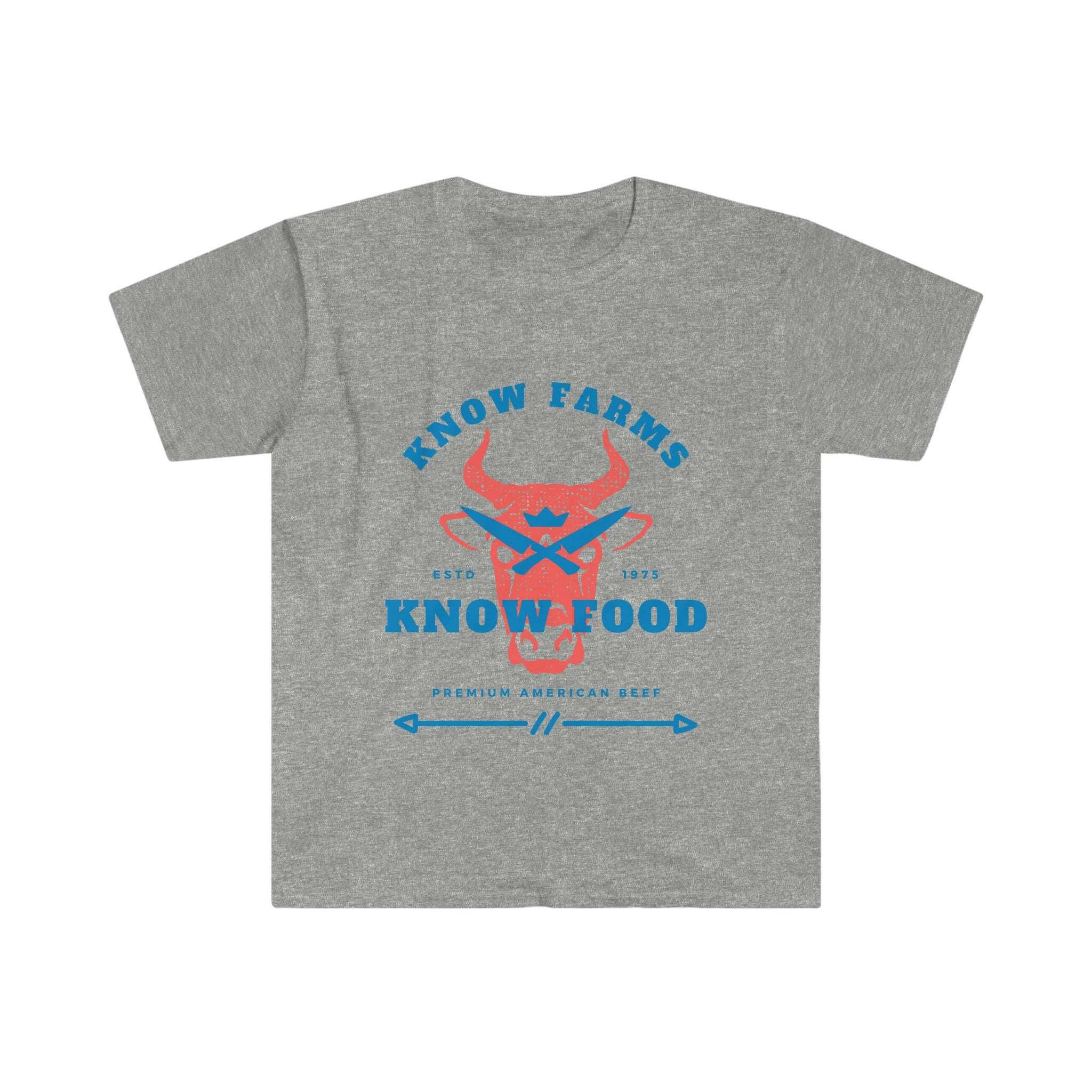 Know Farms, Know Food American Beef Softstyle T-Shirt