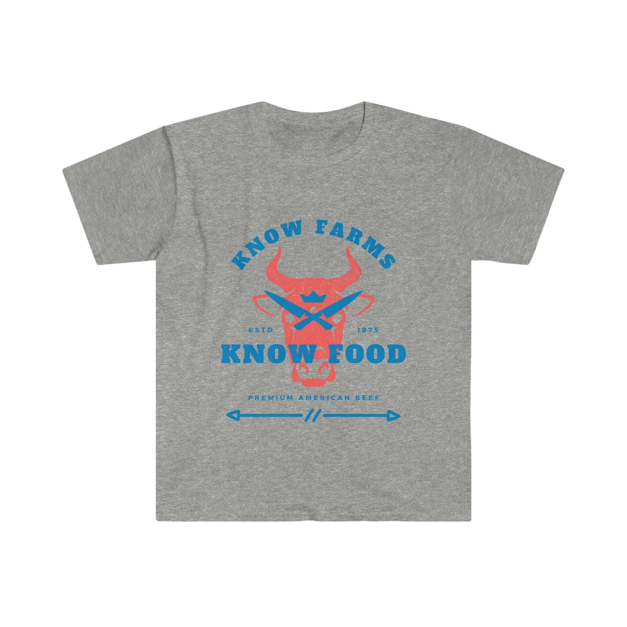 Know Farms, Know Food American Beef Softstyle T-Shirt