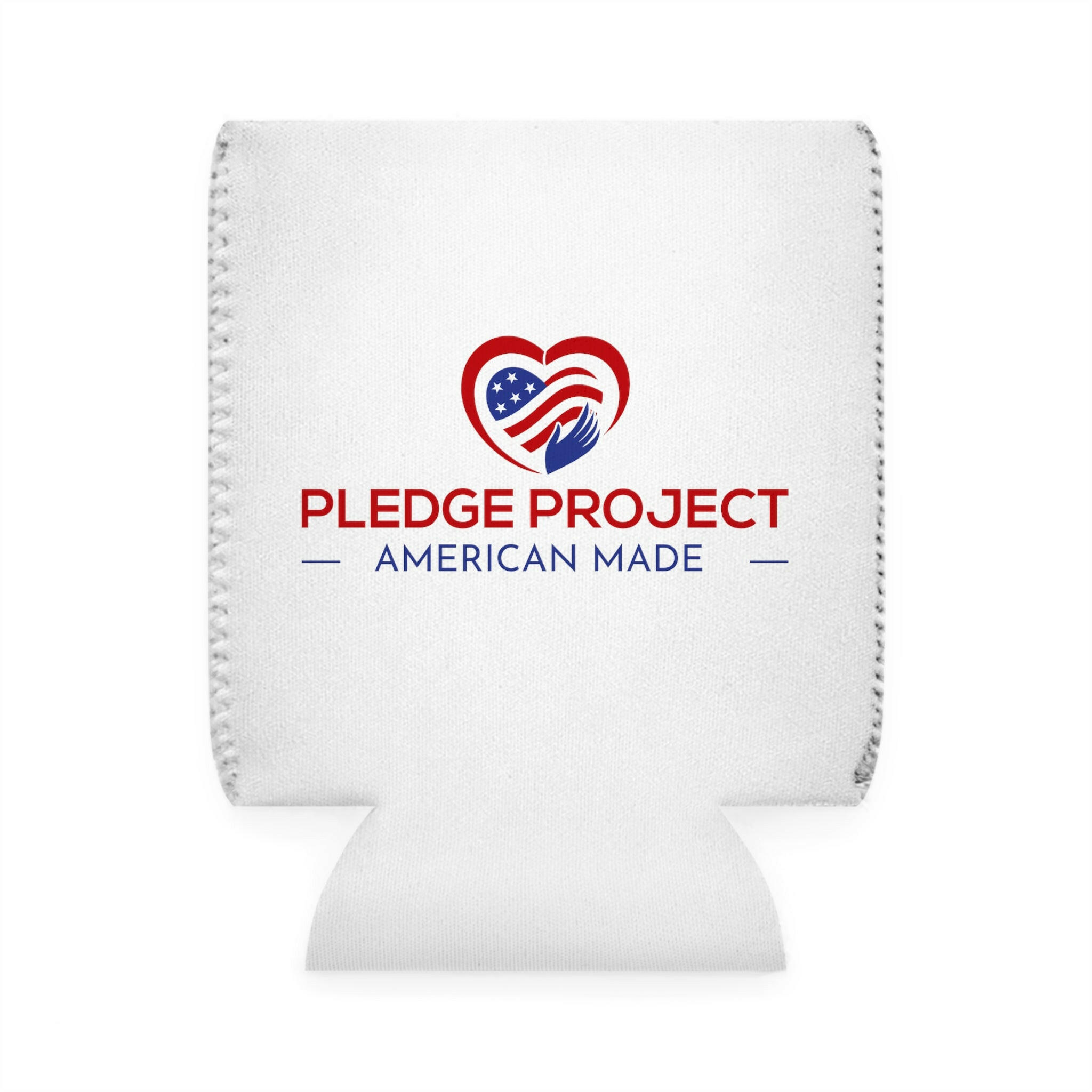 Pledge Project "Hand Over Heart" Logo Can Sleeve