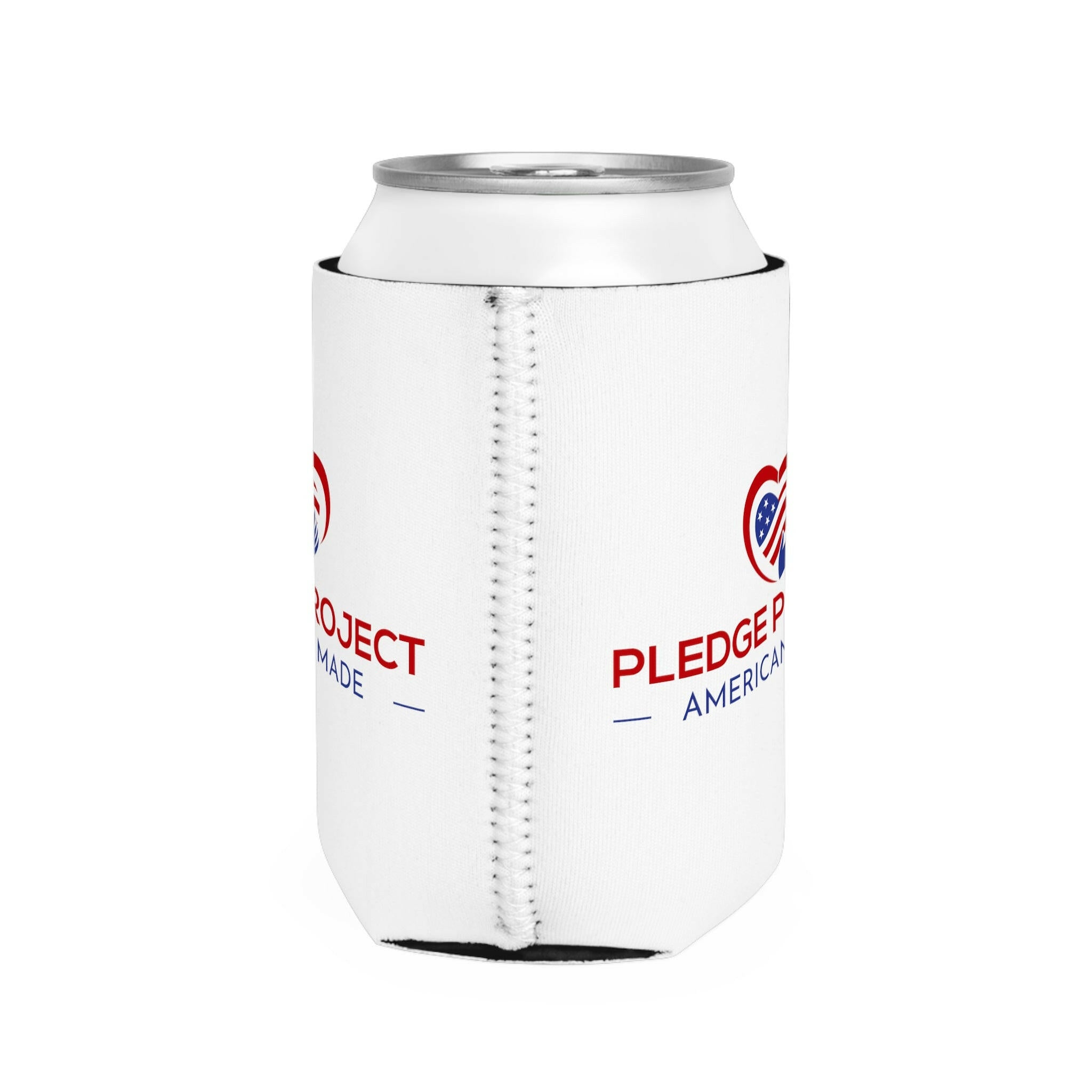 Pledge Project "Hand Over Heart" Logo Can Sleeve