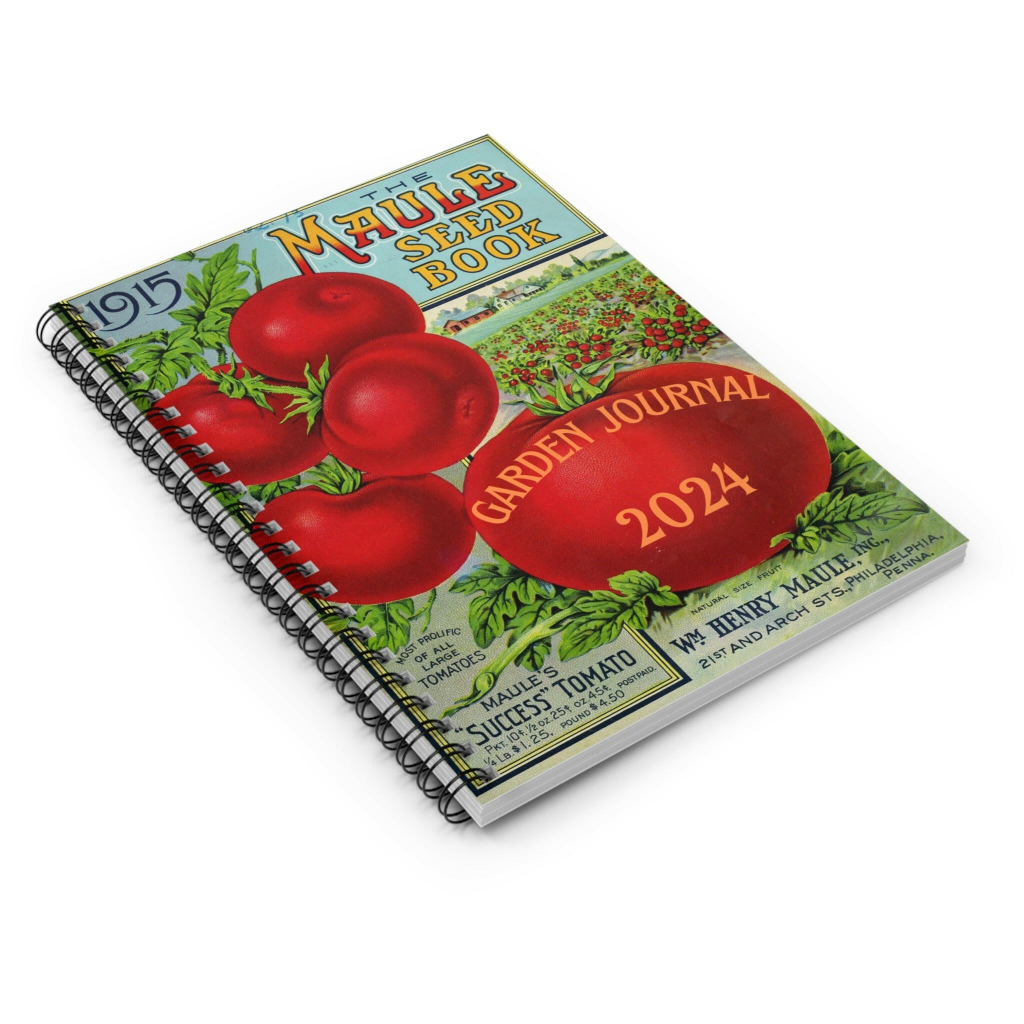 seed planting journal Vintage Seed Book Journal