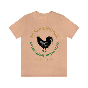 Know Farms, Know Food! Unisex  Tee
