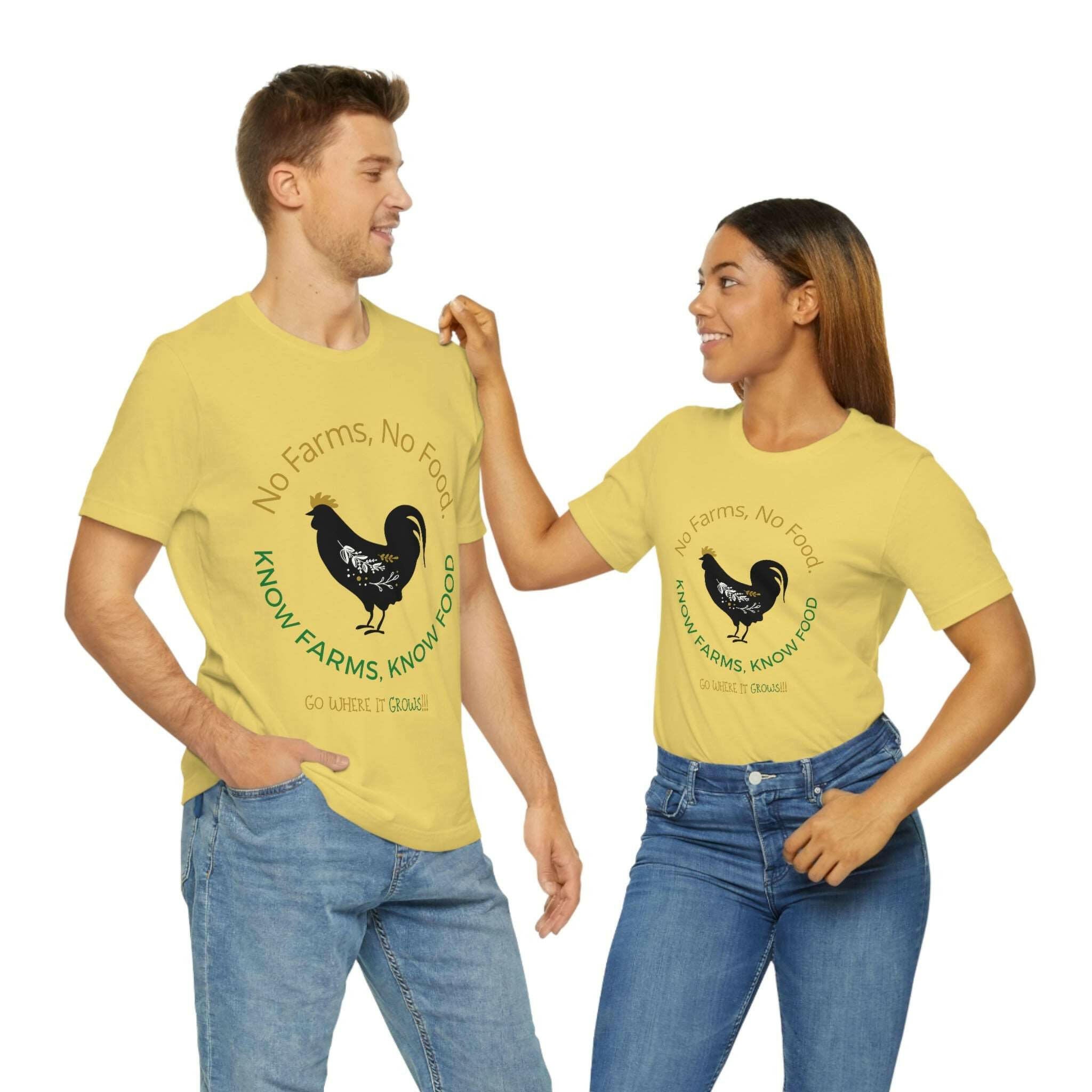 Know Farms, Know Food! Unisex  Tee