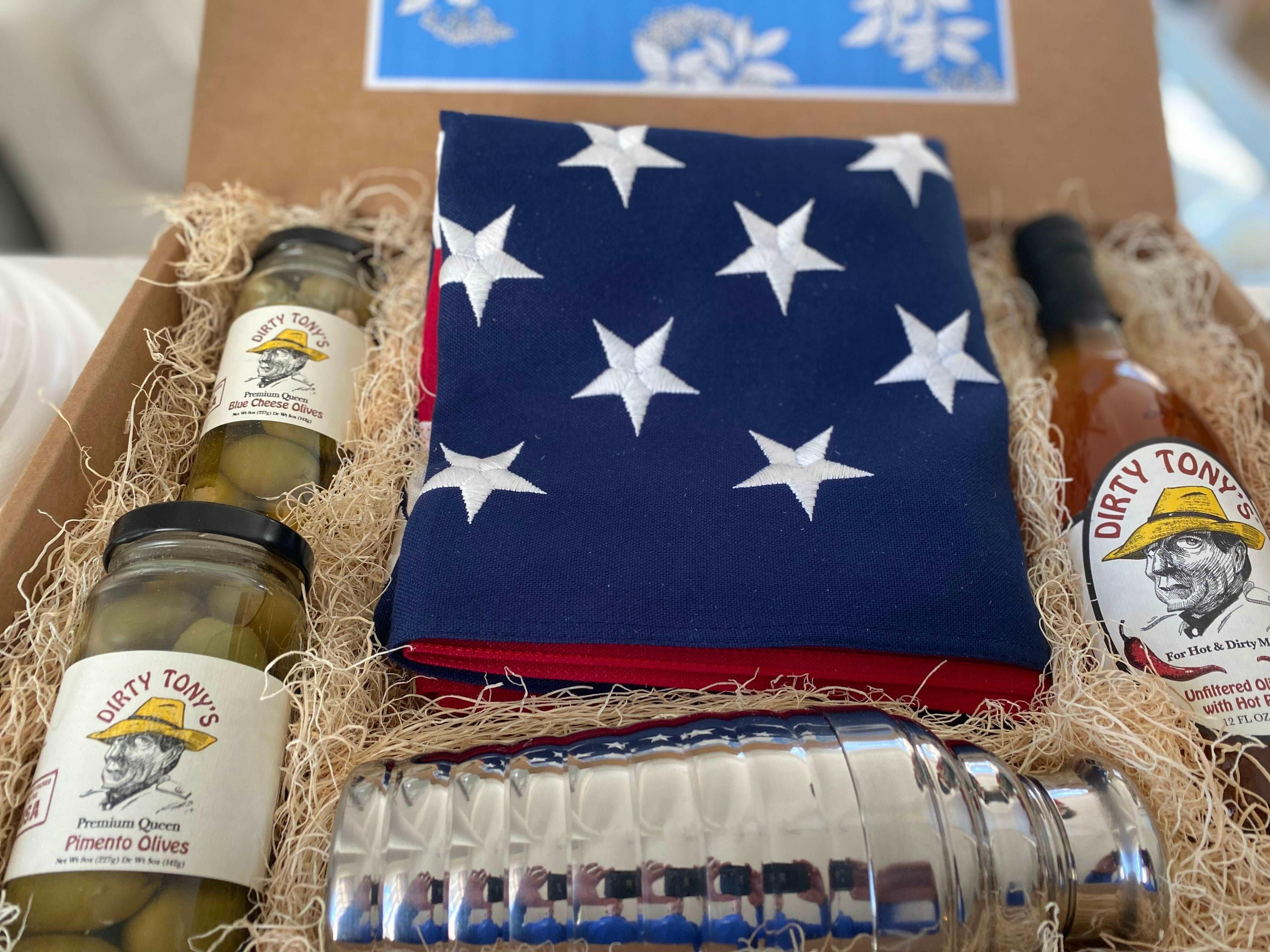 Ultimate Dirty Martini Patriot Pack! - Pledge Project dirty martini gift set