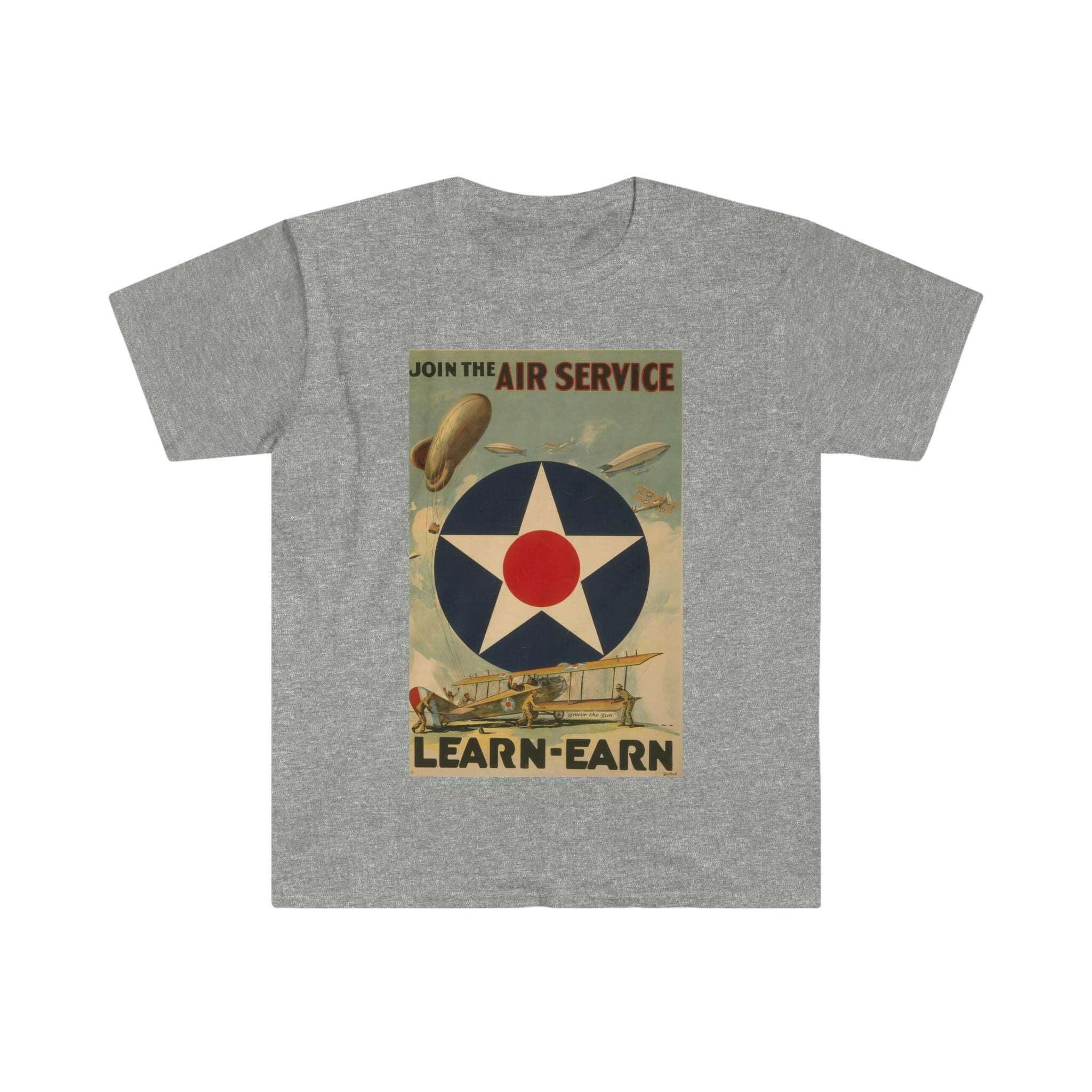 Give 'er the Gun - Air Service - Softstyle T-Shirt