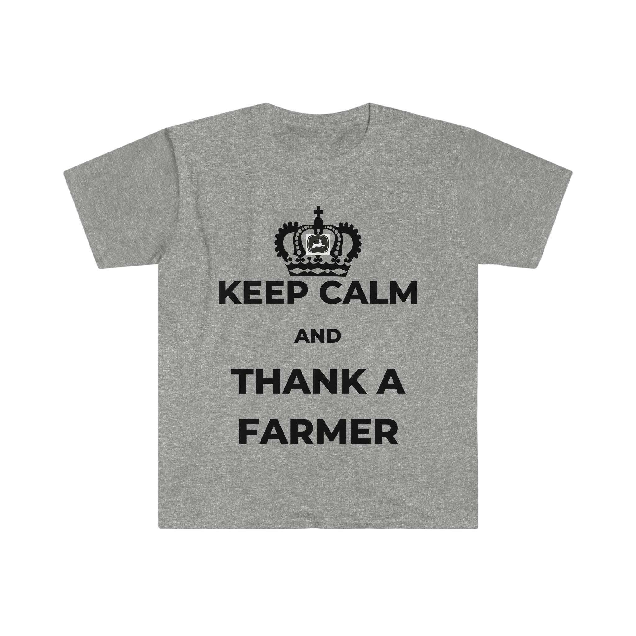 Keep Calm and Thank a Farmer Softstyle T-Shirt