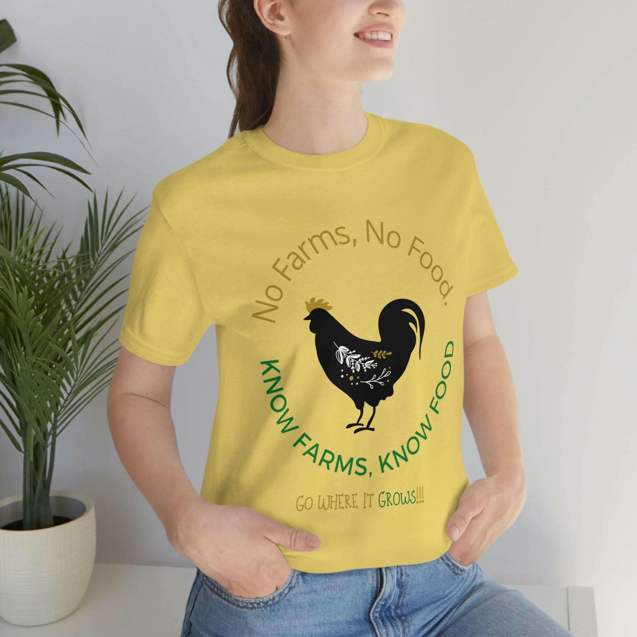 Know Farms, Know Food! Unisex  Tee
