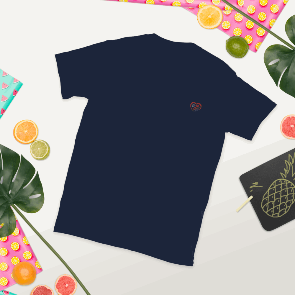 Patriotic Shirt - Hand Over Heart Emblem