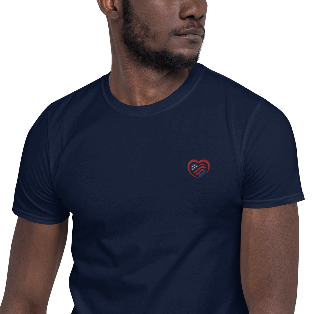 Patriotic Shirt - Hand Over Heart Emblem