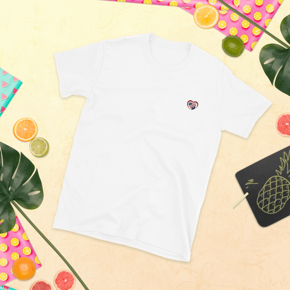 Patriotic Shirt - Hand Over Heart Emblem