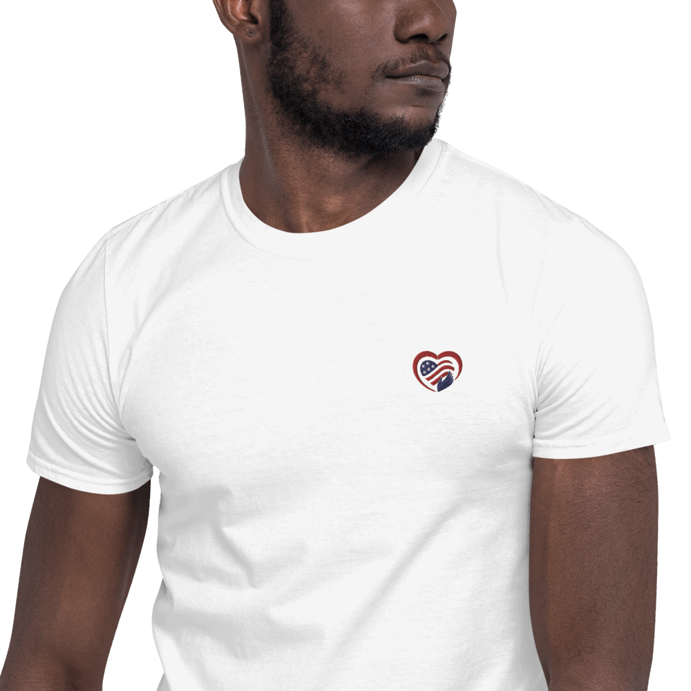 Patriotic Shirt - Hand Over Heart Emblem
