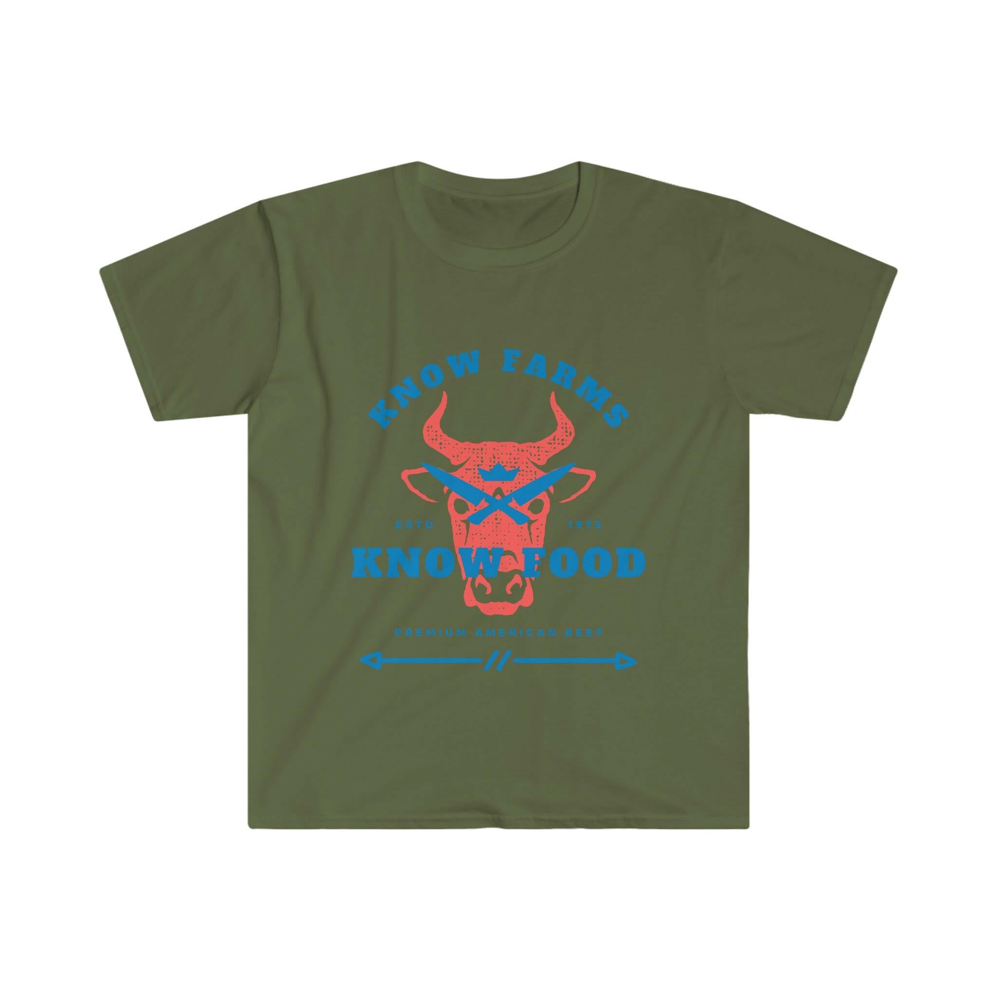 Know Farms, Know Food American Beef Softstyle T-Shirt