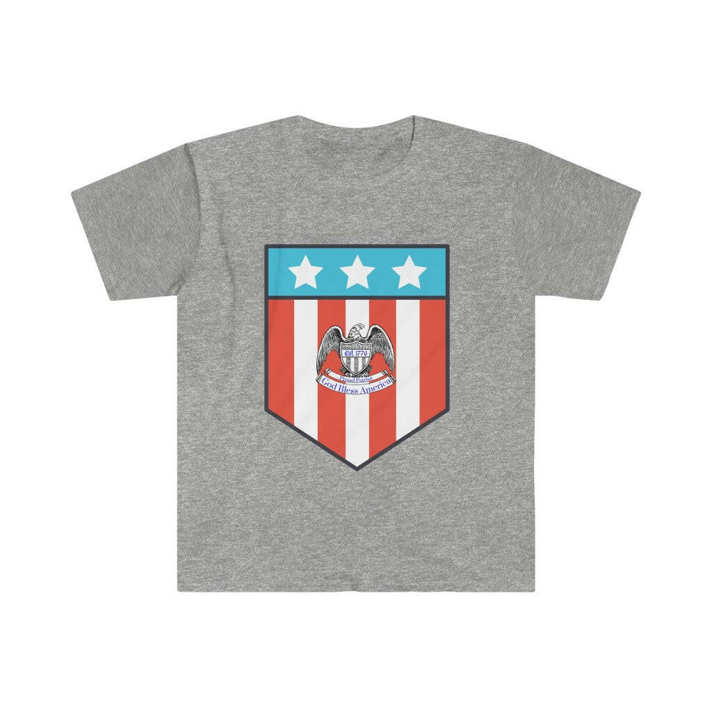 Proud Patriot - 1776 - Unisex Softstyle T-Shirt - Pledge Project