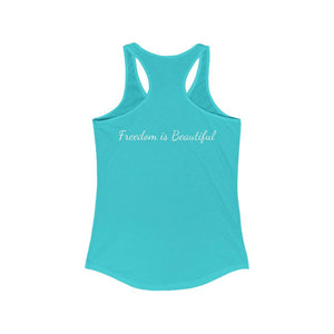 Proud Patriot Shield - Women's Racerback Tank - Pledge Project
