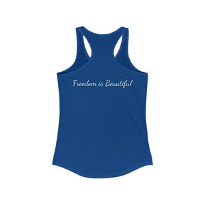 Proud Patriot Shield - Women's Racerback Tank - Pledge Project