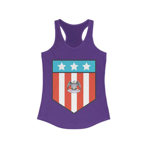 Proud Patriot Shield - Women's Racerback Tank - Pledge Project