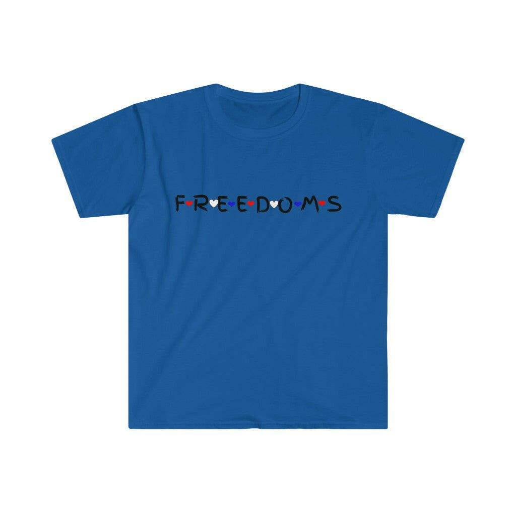 FREEDOMS  - Unisex Softstyle T-Shirt - Pledge Project