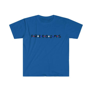 FREEDOMS  - Unisex Softstyle T-Shirt - Pledge Project