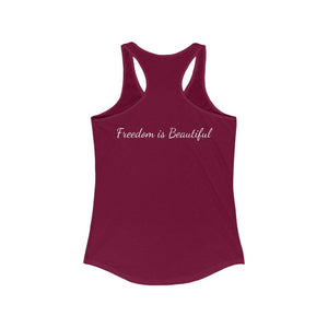 Proud Patriot Shield - Women's Racerback Tank - Pledge Project