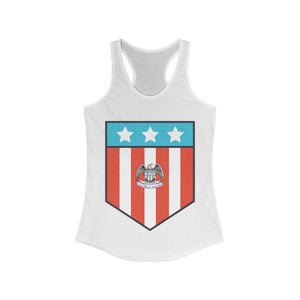 Proud Patriot Shield - Women's Racerback Tank - Pledge Project