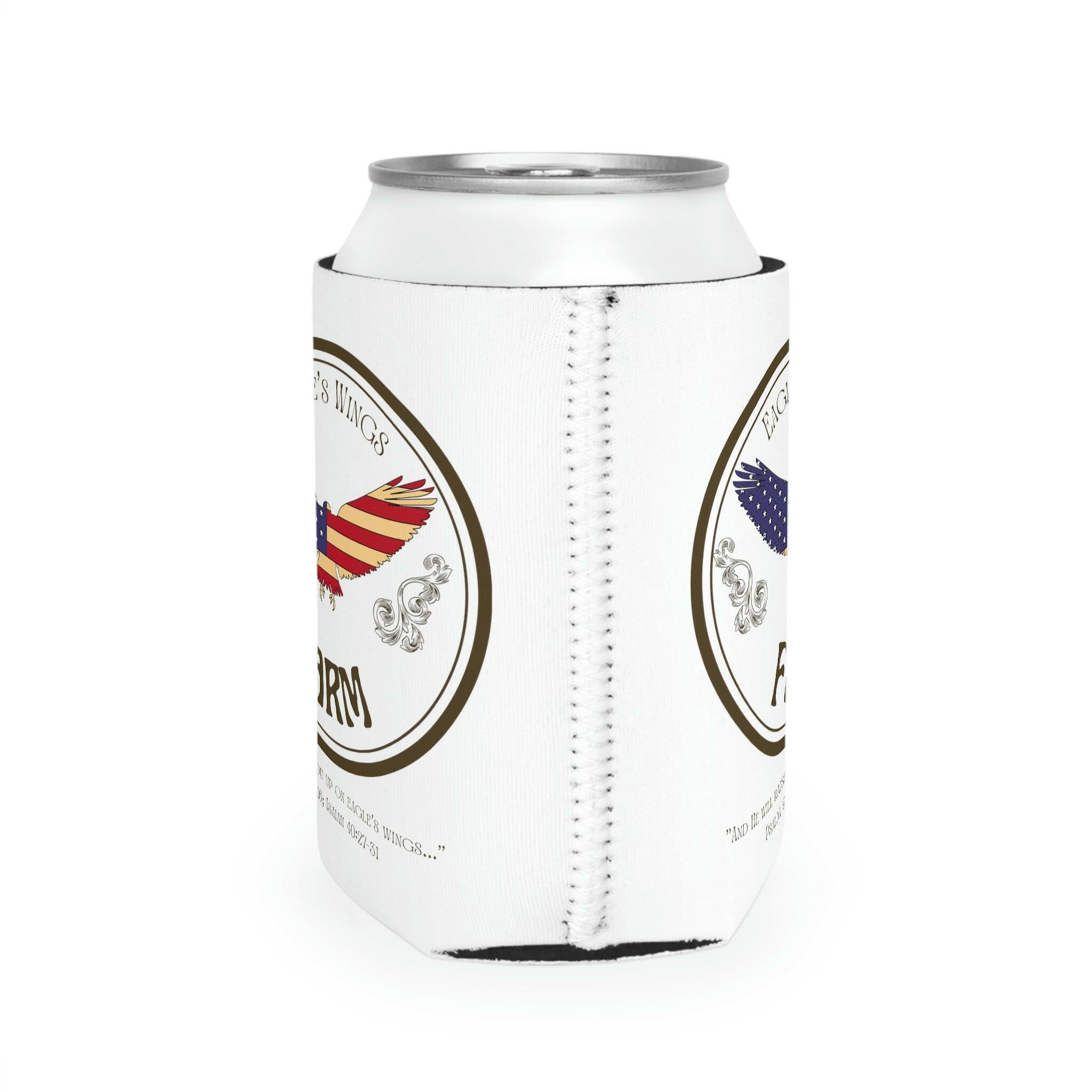 “Eagle's Wings Farm” -Can Cooler Sleeve.
