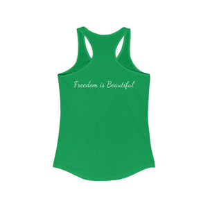 Proud Patriot Shield - Women's Racerback Tank - Pledge Project