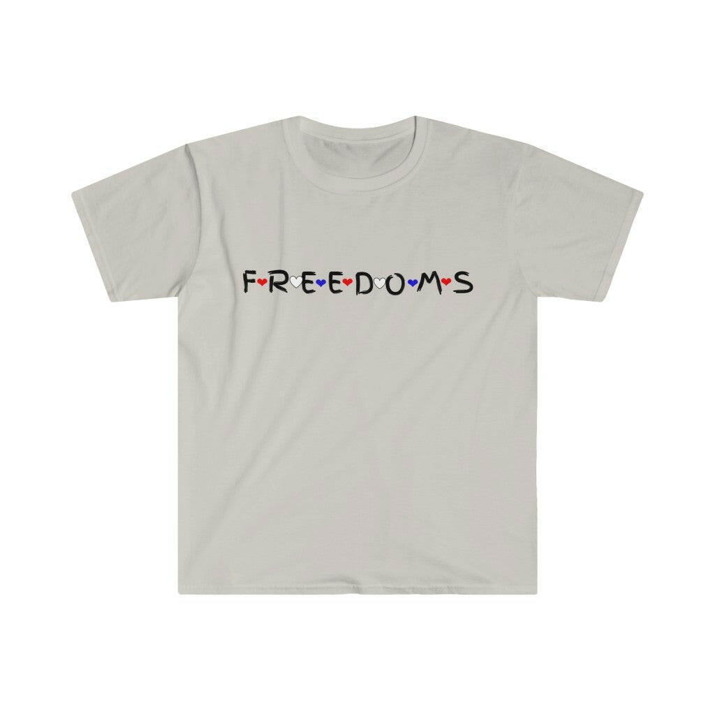 FREEDOMS  - Unisex Softstyle T-Shirt - Pledge Project