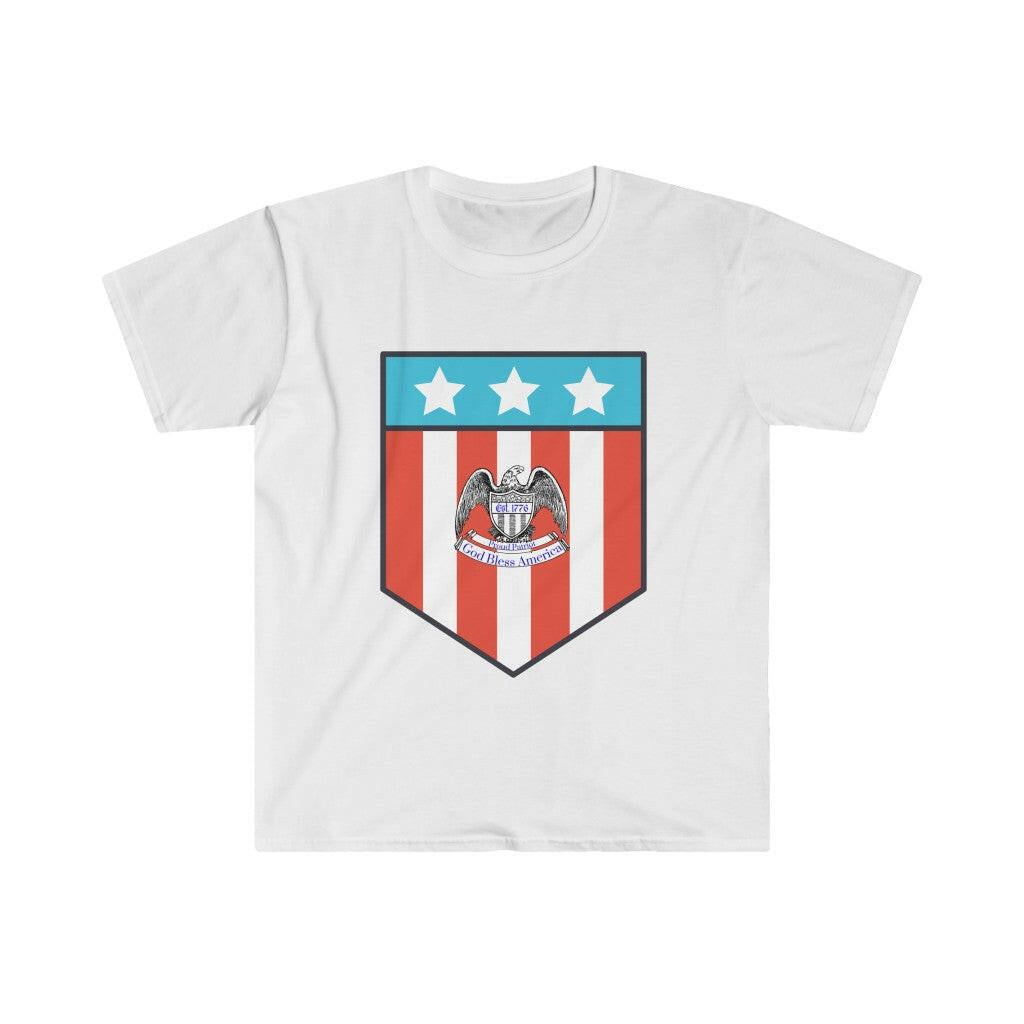 Proud Patriot - 1776 - Unisex Softstyle T-Shirt - Pledge Project