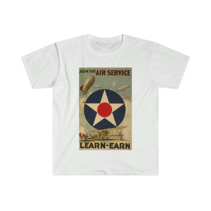 Give 'er the Gun - Air Service - Softstyle T-Shirt.