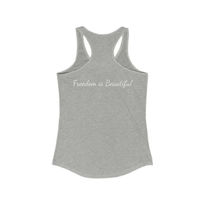 Proud Patriot Shield - Women's Racerback Tank - Pledge Project