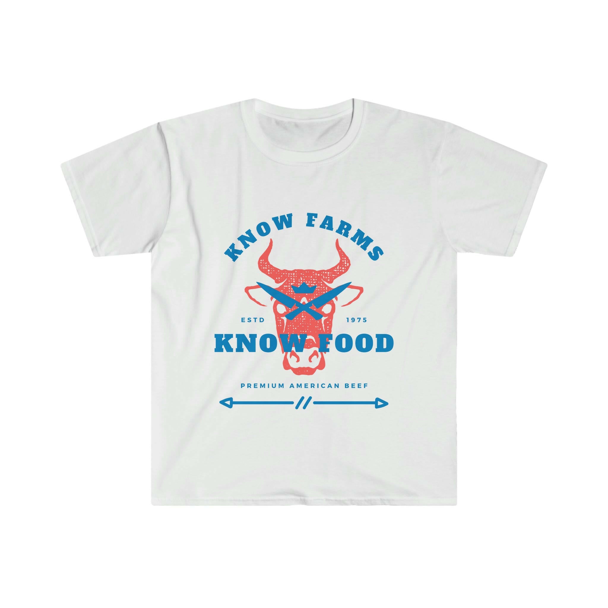 Know Farms, Know Food American Beef Softstyle T-Shirt