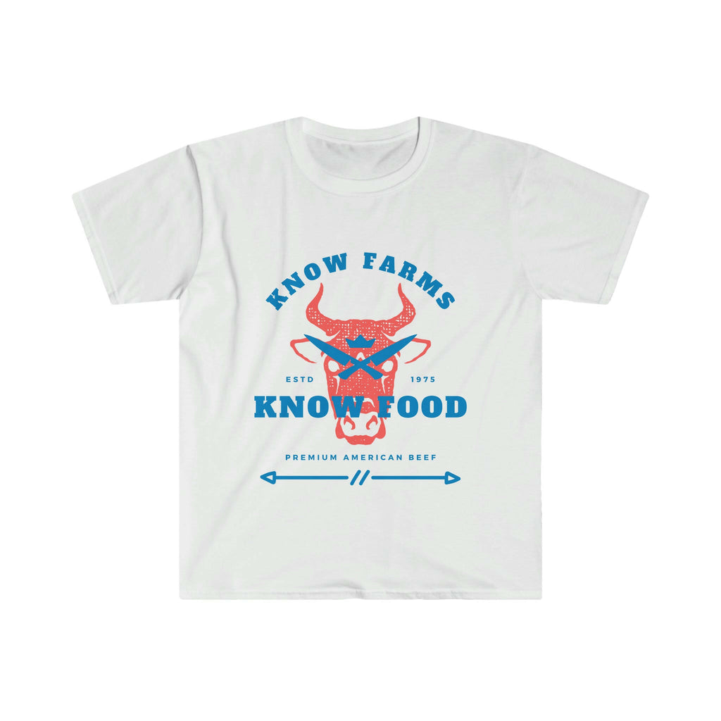 Know Farms, Know Food American Beef Softstyle T-Shirt.