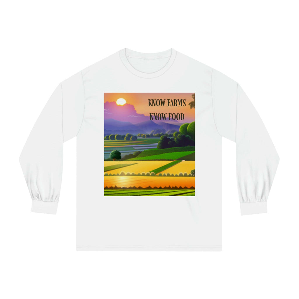 Know Farms Know Food - Purple Mountains Majesty Unisex Classic Long Sleeve T-Shirt.