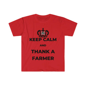 Keep Calm and Thank a Farmer Softstyle T-Shirt.