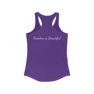 Proud Patriot Shield - Women's Racerback Tank - Pledge Project