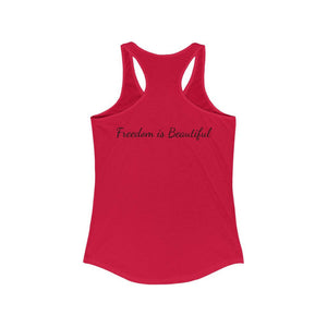 Proud Patriot Shield - Women's Racerback Tank - Pledge Project