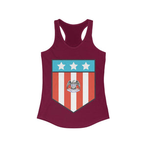Proud Patriot Shield - Women's Racerback Tank - Pledge Project