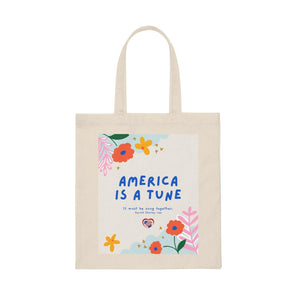 "America is a Tune" - Canvas Tote Bag - Pledge Project