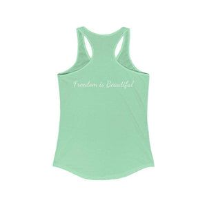 Proud Patriot Shield - Women's Racerback Tank - Pledge Project
