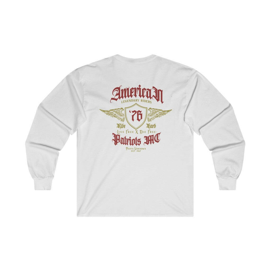 American Patriots Motorcycle Club - Long Sleeve Tee - Free Shipping - Pledge Project