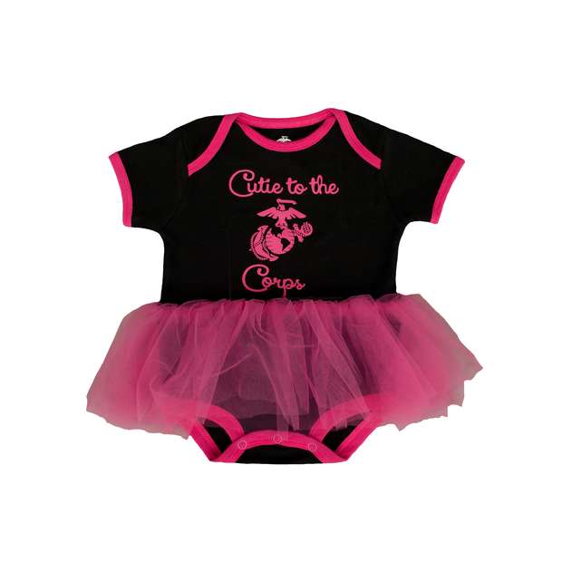 Marine Cutie to the Corps! Onesie with Tutu - Pledge Project