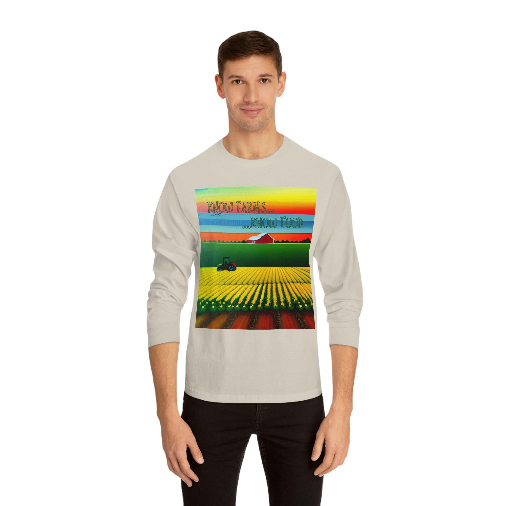 Know Farms Know Food - Farm Abundance - Unisex Classic Long Sleeve T-Shirt.