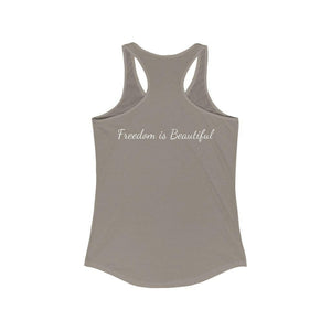 Proud Patriot Shield - Women's Racerback Tank - Pledge Project