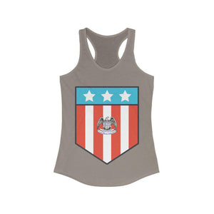 Proud Patriot Shield - Women's Racerback Tank - Pledge Project