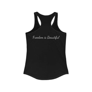 Proud Patriot Shield - Women's Racerback Tank - Pledge Project