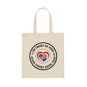 Hand Over Heart Canvas Tote Bag