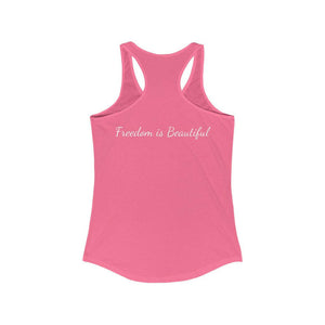 Proud Patriot Shield - Women's Racerback Tank - Pledge Project
