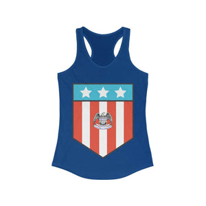 Proud Patriot Shield - Women's Racerback Tank - Pledge Project